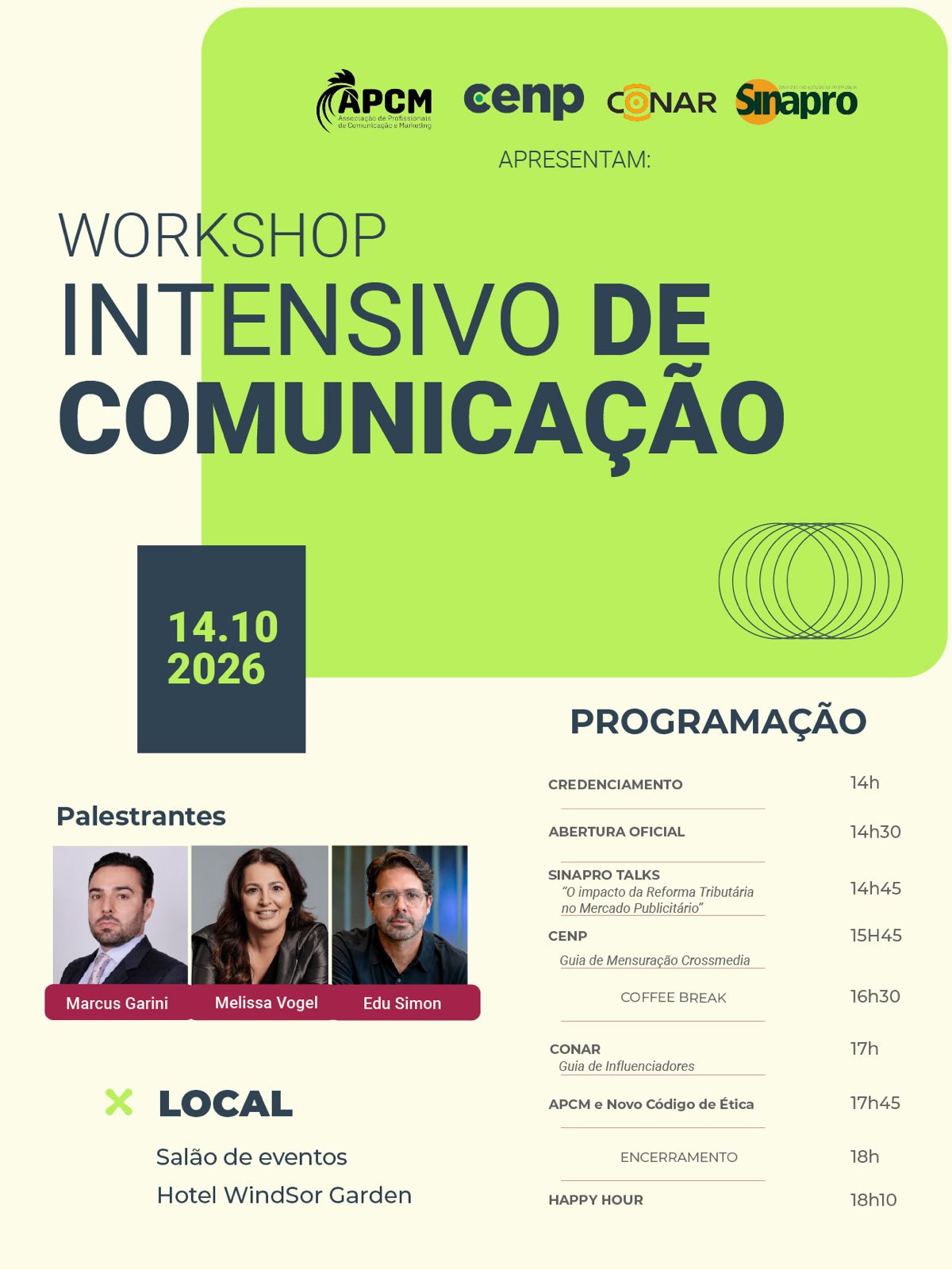 Workshop intensivo de comunicação