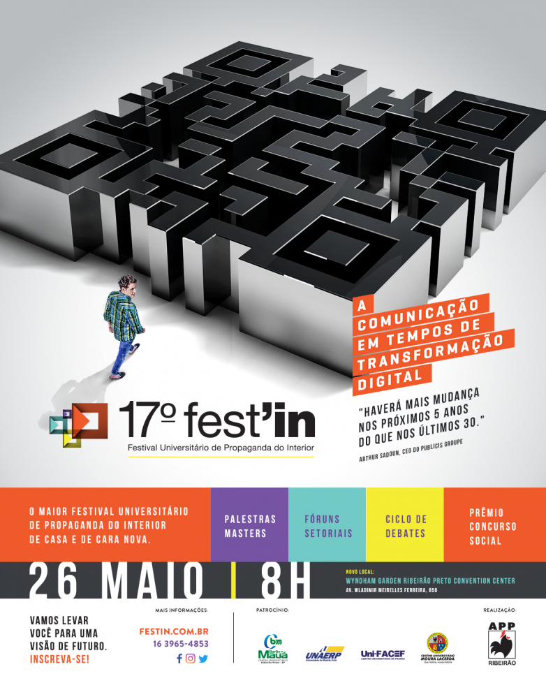 17ª Festin acontecerá dia 26 de maio