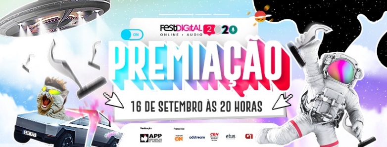 FestDigital revela os premiados de 2020 em uma super live