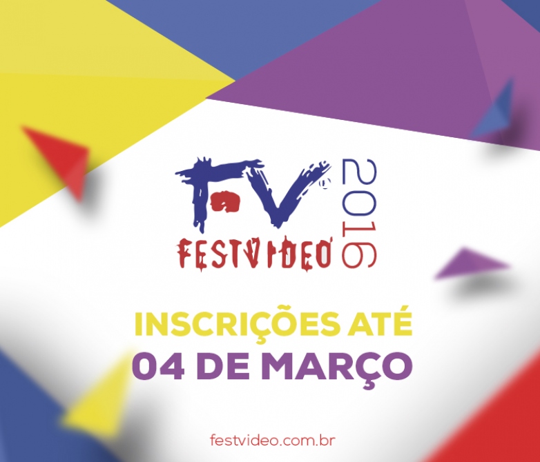 Inscrições para o FestVídeo 2016 vão até dia 4 de março.