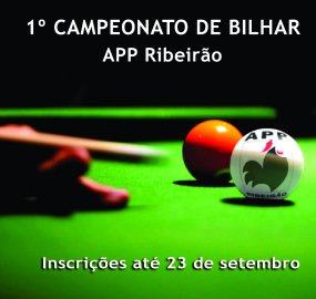 1º Campeonato de Bilhar APP Ribeirão.