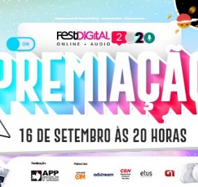 FestDigital revela os premiados de 2020 em uma super live